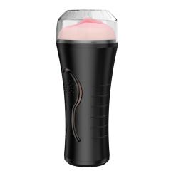 App-Controlled Vibrating Masturbator – 10 Vibrating Modes with Textured Inner Sleeve