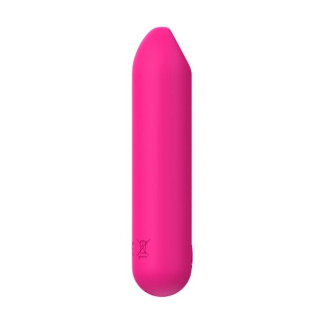3.74" Magenta Rechargeable Bullet Vibrator – 10 Vibrating Modes Waterproof Mini Massager