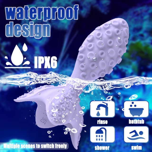 5.00" Purple Rotating Anal Vibrator – 7 Vibrating + 7 Rotating Modes with Wireless Remote Control