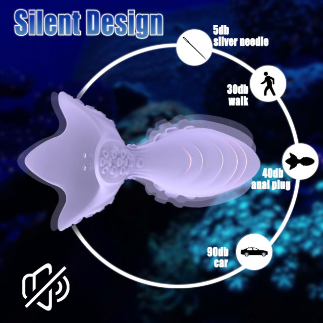 5.00" Purple Rotating Anal Vibrator – 7 Vibrating + 7 Rotating Modes with Wireless Remote Control