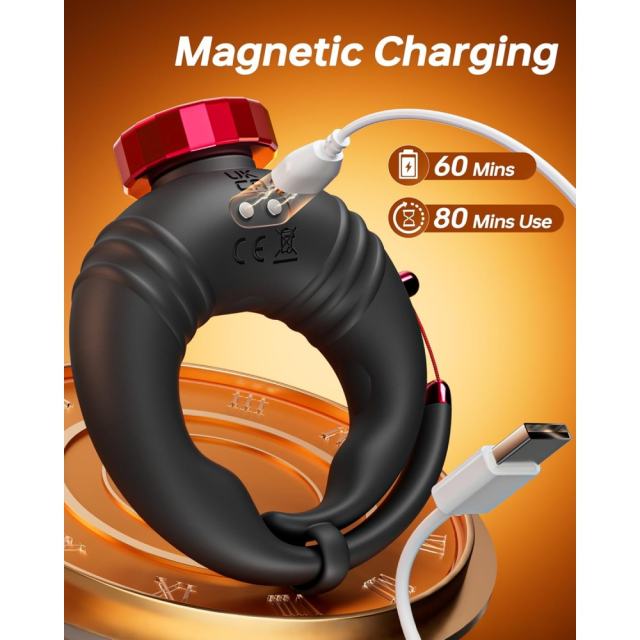 App-Controlled Vibrating Cock Ring – 10 Vibrating Modes