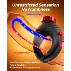 App-Controlled Vibrating Cock Ring – 10 Vibrating Modes