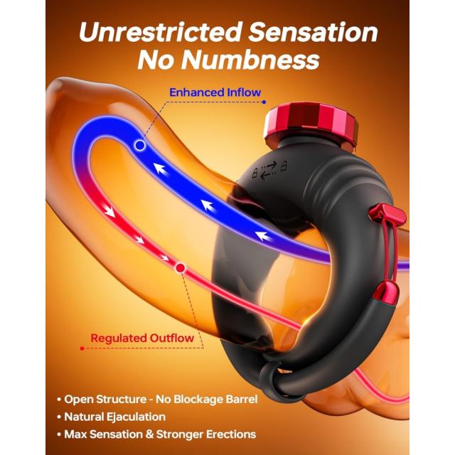 App-Controlled Vibrating Cock Ring – 10 Vibrating Modes