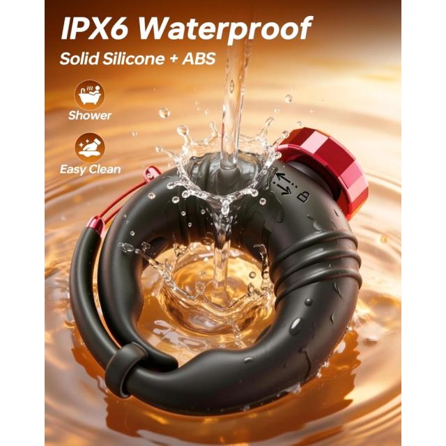 App-Controlled Vibrating Cock Ring – 10 Vibrating Modes