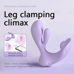 5.12" App-Controlled Rotating Rabbit Vibrator – 10 Vibrating + 3 Rotating Modes