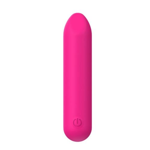 3.74" Magenta Rechargeable Bullet Vibrator – 10 Vibrating Modes Waterproof Mini Massager