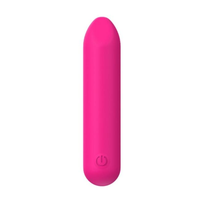 3.74" Magenta Rechargeable Bullet Vibrator – 10 Vibrating Modes Waterproof Mini Massager