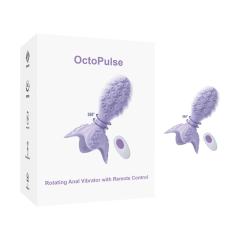 5.00" Purple Rotating Anal Vibrator – 7 Vibrating + 7 Rotating Modes with Wireless Remote Control