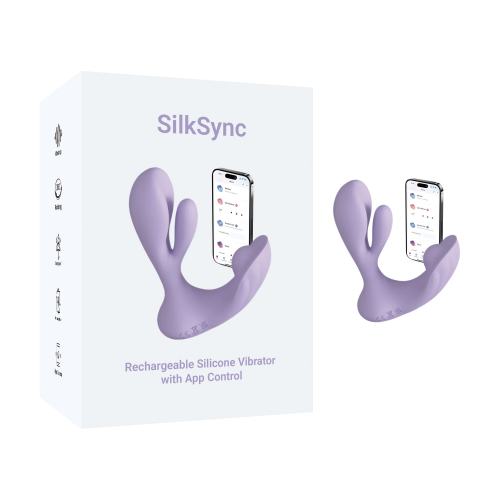 5.12" App-Controlled Rotating Rabbit Vibrator – 10 Vibrating + 3 Rotating Modes