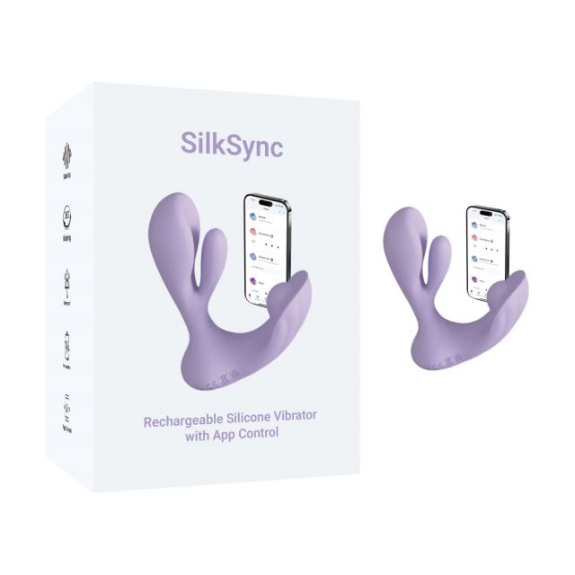 5.12" App-Controlled Rotating Rabbit Vibrator – 10 Vibrating + 3 Rotating Modes