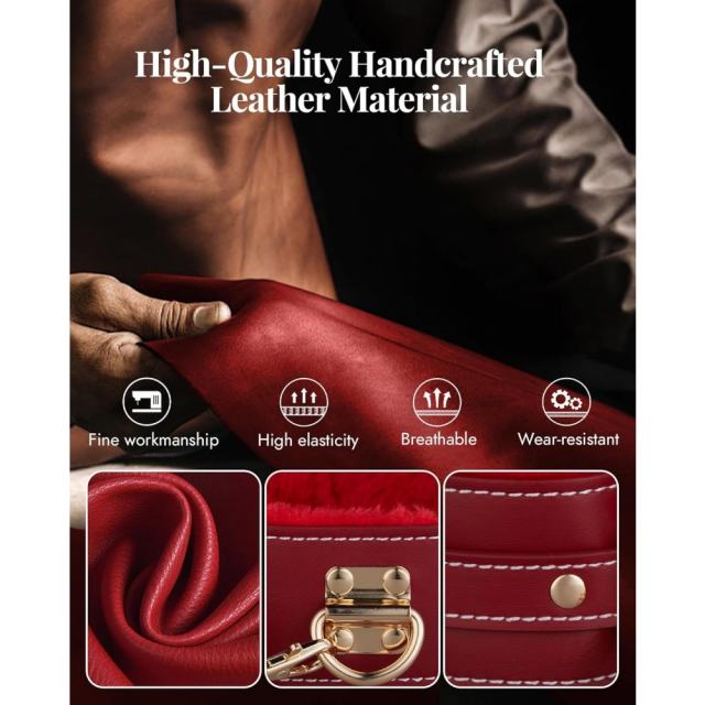 11-Piece Red High Quality BDSM Bondage Set