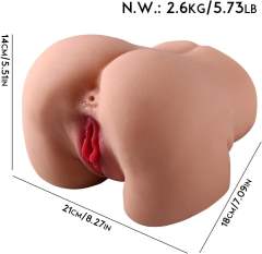 5.73LB Life-Like Flesh/Brown Colored TPE Sex Doll