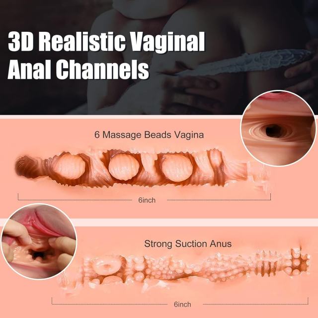 19.84LB Life-Like Flesh/Brown Colored TPE Sex Doll