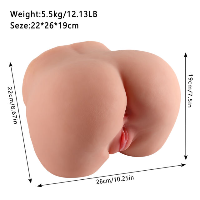 12.13LB Life-Like Flesh/Brown Colored TPE Sex Doll