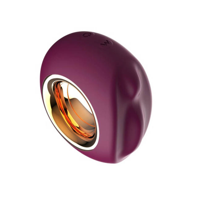 Customizable   10 Modes Red Rechargeable Waterproof Silicone Vibrator with Tapping Function