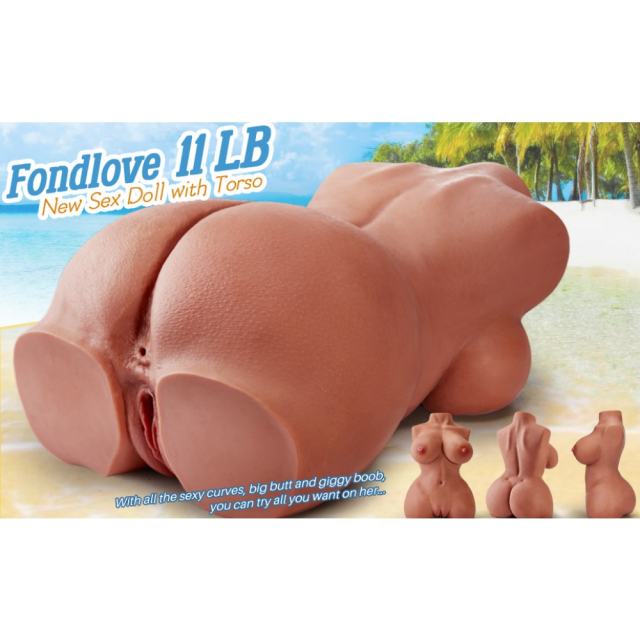 11.24LB Life-Like Flesh/Brown Colored TPE Sex Doll