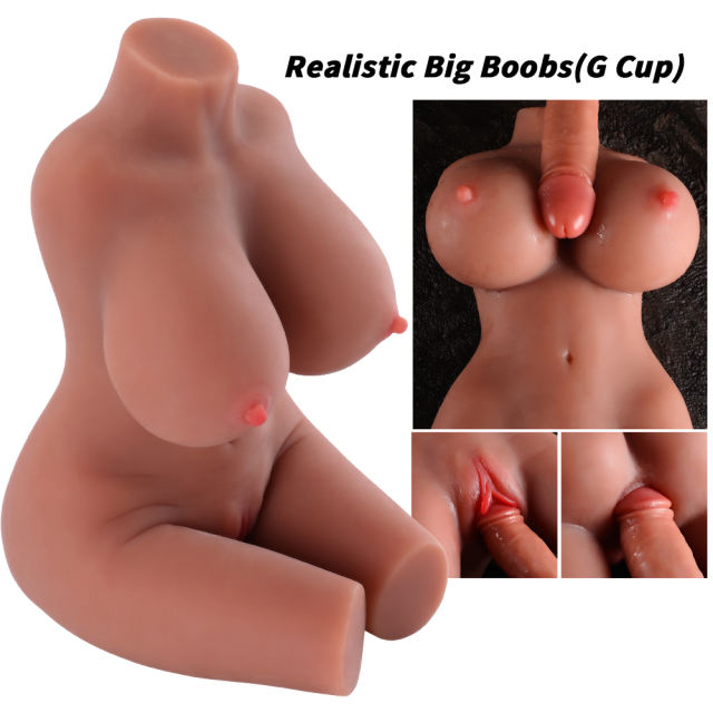 13.77LB Life-Like Flesh/Brown Colored TPE Sex Doll