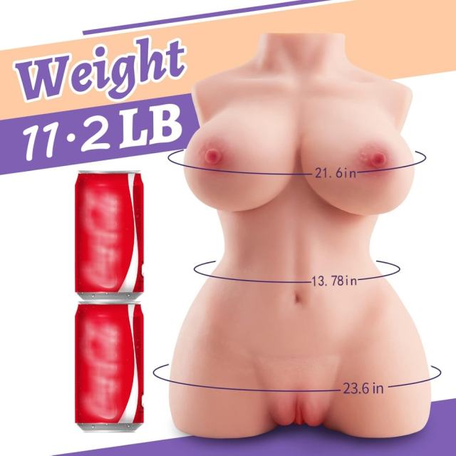 11.24LB Life-Like Flesh/Brown Colored TPE Sex Doll