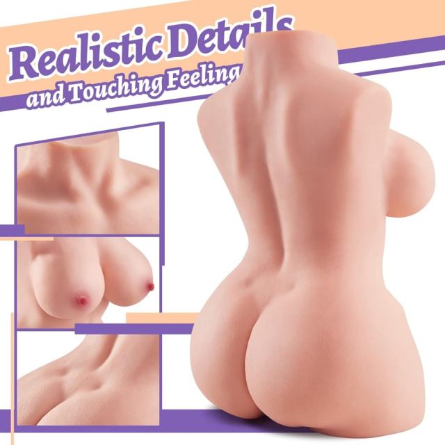 11.24LB Life-Like Flesh/Brown Colored TPE Sex Doll