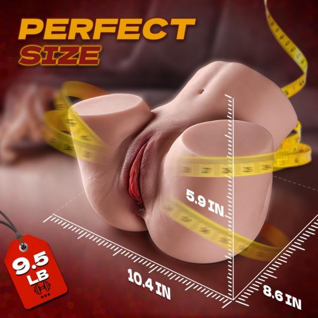 9.70LB Life-Like Flesh/Brown Colored TPE Sex Doll