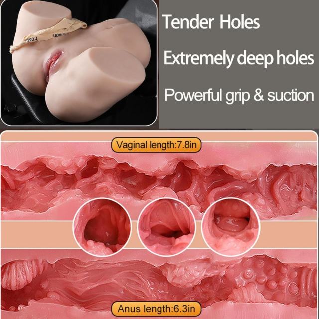 15.43LB Life-Like Flesh/Brown Colored TPE Sex Doll