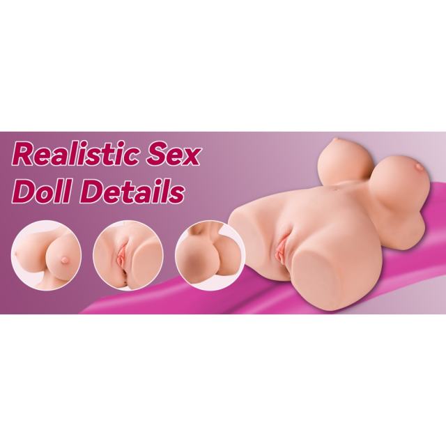 12.13LB Life-Like Flesh/Brown Colored TPE Sex Doll