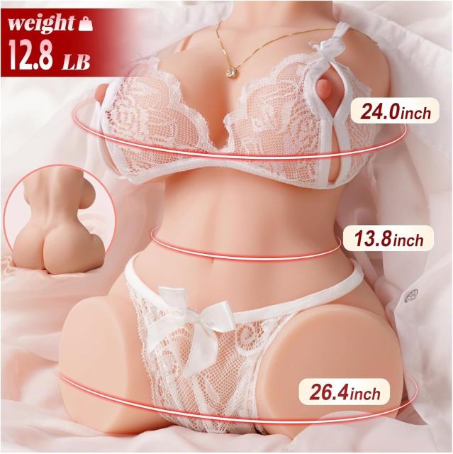 12.79LB Life-Like Flesh/Brown Colored TPE Sex Doll