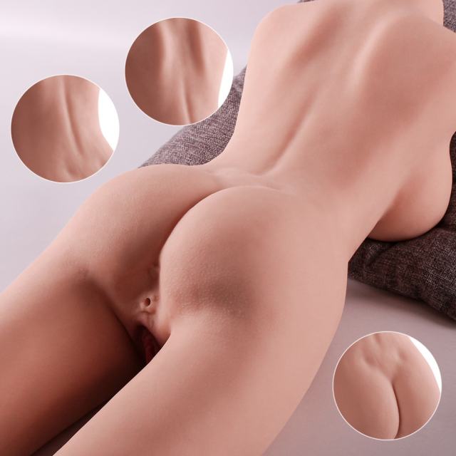 14.55LB Life-Like Flesh/Brown Colored TPE Sex Doll