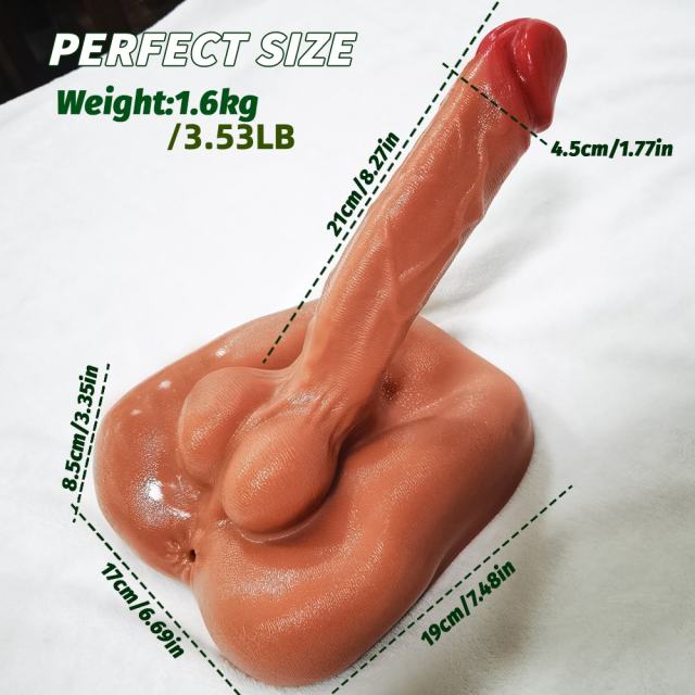 3.53LB Life-Like Flesh/Brown/Black Colored TPE Sex Doll for Women