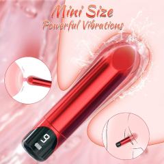 9-Speed Rechargeable Bullet Vibrator with LED Display
