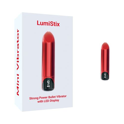 9-Speed Rechargeable Strong Power Bullet Vibrator with LED Display