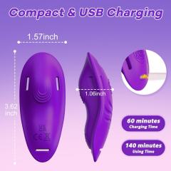 App-Controlled Butterfly Lace Panty Vibrator – 9 Vibrating Modes with Wearable Design