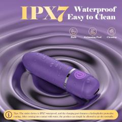 Rechargeable Clitoral Vibrator Kit with 5 Interchangeable Silicone Attachments – 10 Vibrating Modes
