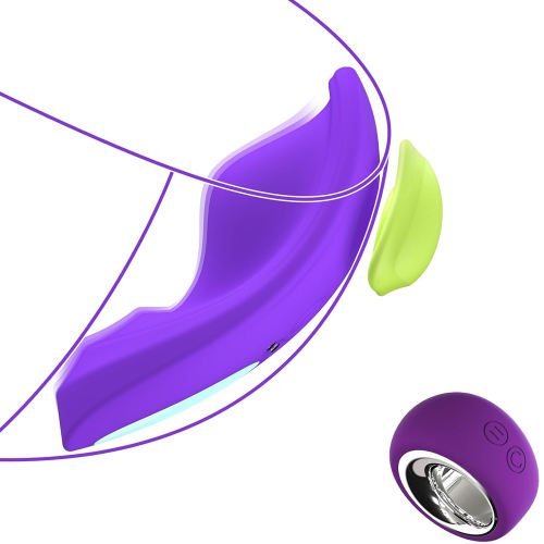 Purple Rechargeable Wearable Panty Vibrator – 7 Vibrating Modes with Remote Control