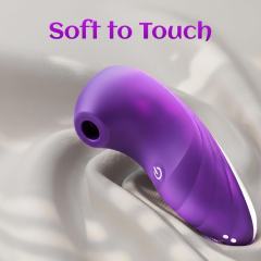 4.96" Purple Rechargeable Suction Massager – 7 Suction Modes