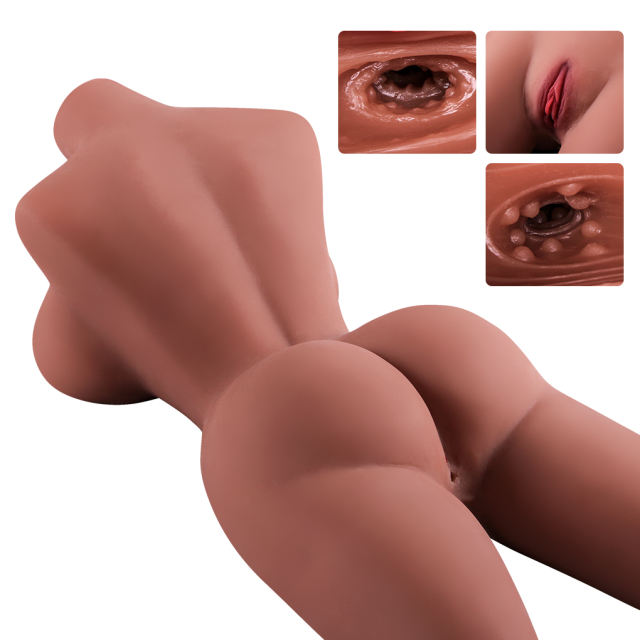 28.66LB Life-Like Flesh/Brown Colored TPE Sex Doll for Men