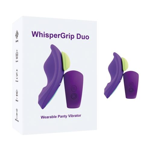 Customizable Purple Rechargeable Wearable Panty Vibrator – 7 Vibrating Modes with Remote Control
