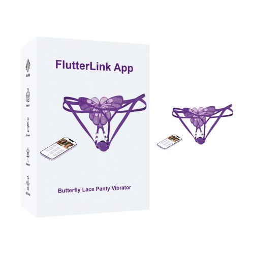 App-Controlled Butterfly Lace Panty Vibrator – 9 Vibrating Modes with Wearable Design