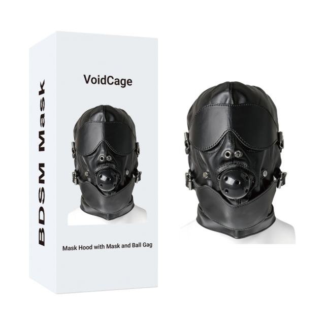 Luxury Mask Hood with Mask and Ball Gag