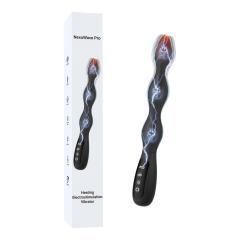 Customizable 11.43" Heating Electrostimulation Vibrator – 10 Vibrating + 3 Heating + 5 Electrostimulation Modes