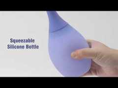 Blue Silicone Anal Douche – Waterproof, Body-Safe