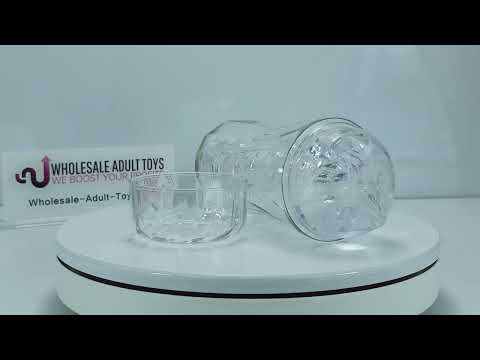 Transparent TPE Life-Like Vagina Male Masturbator with 7'' Depth