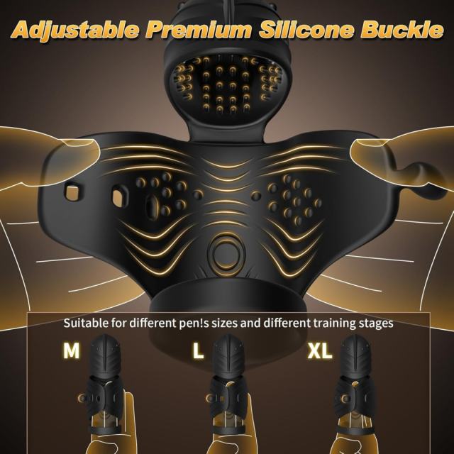 5.48" Black Rechargeable Waterproof Silicone Rotating Male Masturbator – 10 Vibrating + 10 Rotating Modes