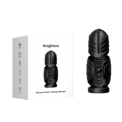 5.48" Black Rechargeable Waterproof Silicone Rotating Male Masturbator – 10 Vibrating + 10 Rotating Modes