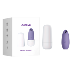 4.02" White &amp; Purple Rechargeable Waterproof Silicone Clitoral Suction Stimulator – 10 Suction Modes