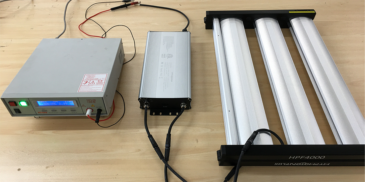 hyphotonflux led grow light High-Voltage test