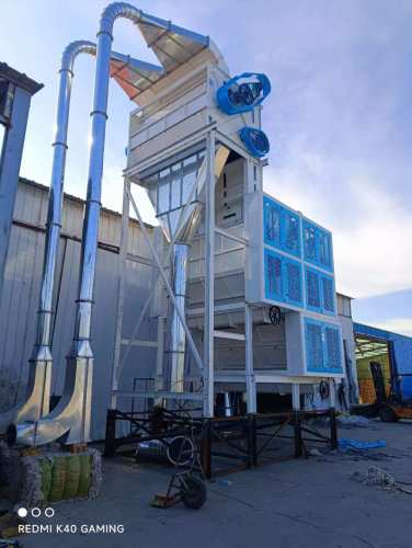 Machine picked seed cotton cleaner