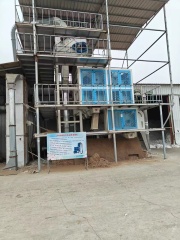 Machine picked seed cotton cleaner