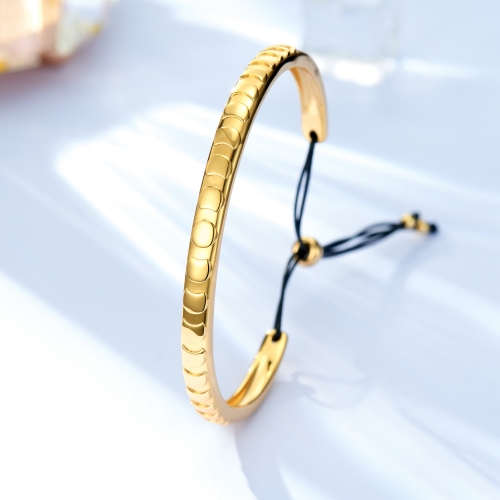 18k gold women bracelet bangle