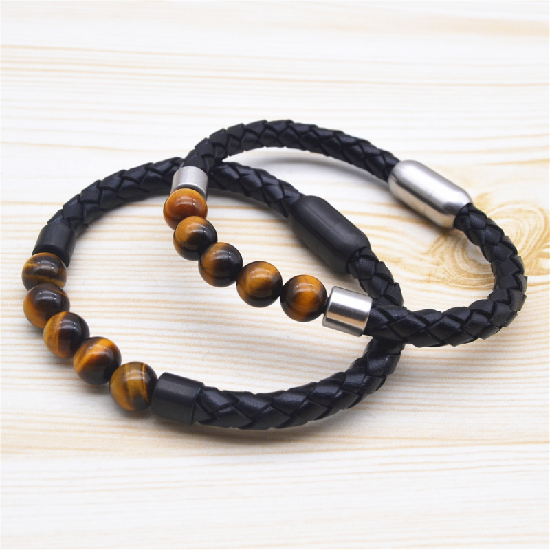 Leather wrap bracelet